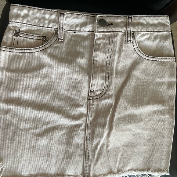 Mini Jean skirt
